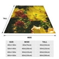 thumbnail image 3 of Salouo Cactus Flowers Print Bed Blankets,Flannel Blanket Comfortable Air Conditioning Blanket Lightweight Blanket for Sofa Bed Travel & Couch -50"x40", 3 of 8