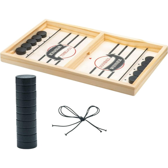 QIPOPIQ Clearance Education Toys Game, Fast Sling Puck Sling Puck Game, Wooden Board Game, Sling Puck Birthday Gift Game Sling For Kids And Family, Sling Puck