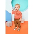 thumbnail image 3 of Garanimals Baby Boy Long Sleeve Pocket Henley Bodysuit, Sizes 0-24 Months, 3 of 4
