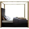thumbnail image 5 of Meridian Furniture Jones Black Velvet Queen Bed, 5 of 7