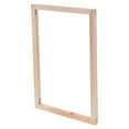 thumbnail image 2 of CIMAXIC Chocolate Smooth Plastic Painting Canvas Frame Set Easy to Install for Display Rack Use,19.69"X15.75"X0.71", 2 of 4