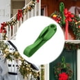 thumbnail image 5 of 10pcs Reusable Christmas Garland Ties - Wreath Hangers & Stocking Holders, Green Garland Hooks for Fireplace Mantle, Festive Holiday Decor Fasteners for Christmas Decorations, 8*1in, Green, 5 of 8