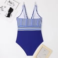 thumbnail image 4 of MSJUHEG Monokini,1 Piece Swimsuit,Plus Size One Piece Swimsuit,Push Up Swimsuits for Women,Tummy Control Bathing Suits,Bathing Suit for Women,Swimsuits for Women 2025 Blue M, 4 of 7