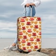 thumbnail image 3 of Lsque Cups of Tea Printed Luggage Cover, Travel Luggage Protector,Scratch and Dirt Resistant, Fits 18-32 Inch Luggage - Medium, 3 of 9