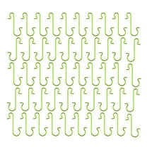 50 Pack Christmas Ornament Hooks - Metal Wire Hangers for Xmas Tree Decorations, Small Hook Anchors for Hanging Ball Ornaments