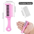 thumbnail image 3 of New Hair Chalk Comb for Girls Kids, Washable Temporary Hair Color Dye for Kids Age 5 6 7 8 9 10+ Birthday Party Gift Cosplay DIY, Children's Days (White, Black), 3 of 8