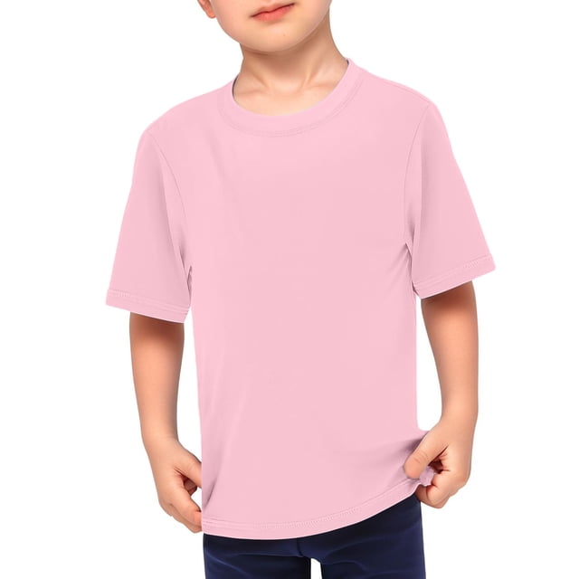 WENXIAOO Boys Rash Guard Short Sleeve Swim Shirt Kids UPF 50+ Sun Protection Quick Dry Swimsuit Shirt For Beach Pool Summer Water Activities