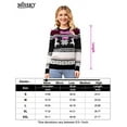 thumbnail image 6 of GymChoice Christmas Sweater For Family,Crew Neck Reindeer Snowflakes Knitted Pullover, 6 of 6