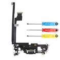 thumbnail image 1 of Conector de Dock MMOBIEL compatible con iPhone 12 Pro Max 2020 negro con destornilladores, 1 of 3