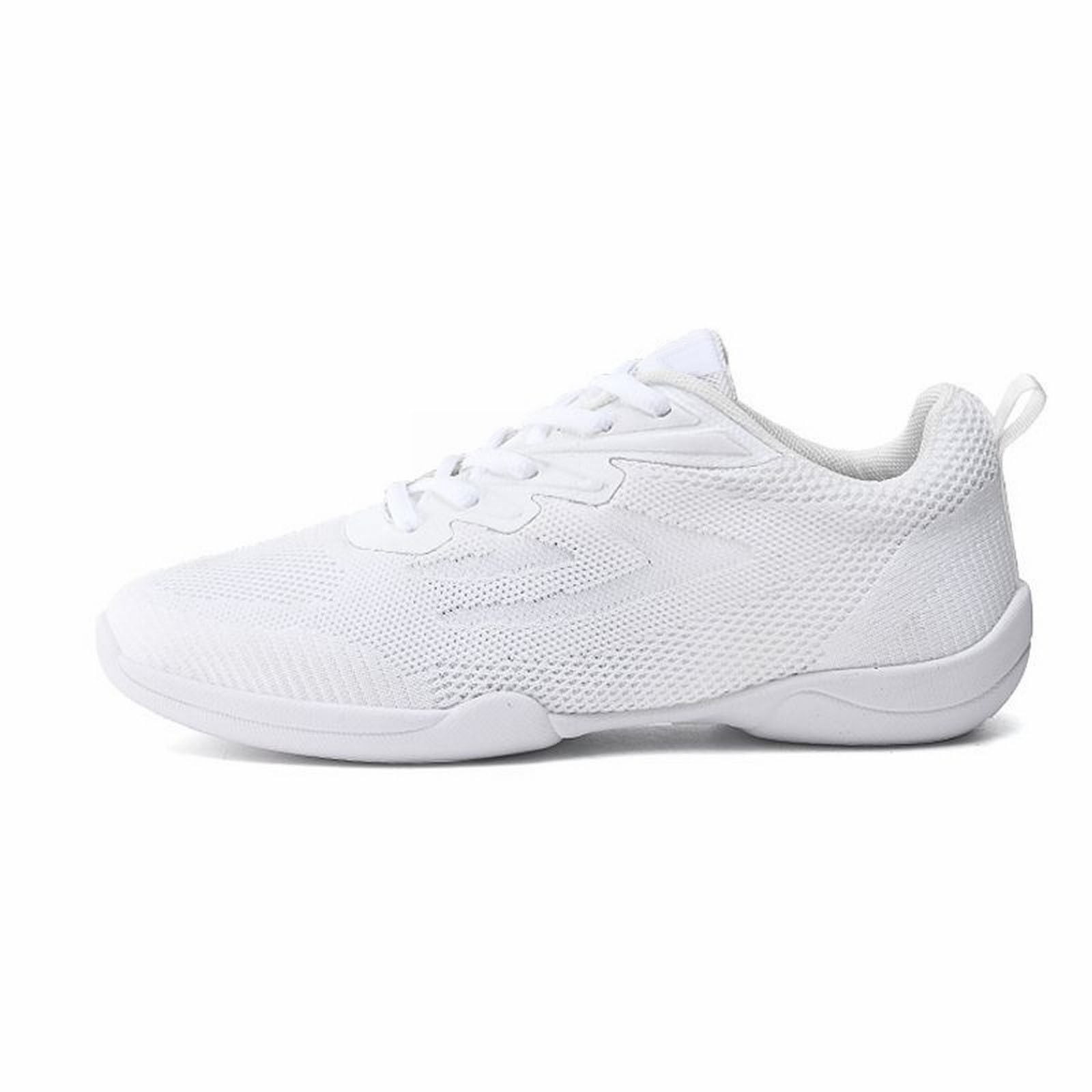 Shoes for Women,Women'S Competitive Cheerleading Shoes Training Shoes Breathable Mesh Surface Comfortable Soft Soles,Running Shoes for Women,Womens Walking Shoes(Color:White,Size:US 6.5)