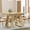 4-Wood, variant on Extendable Black Dining Table 47-65", Seats 4-6, Fluted Wood Kitchen Table with Storage, Mid Century Modern, Black