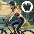 thumbnail image 4 of TNOBHG Half-finger Gloves 1 Pair Ice Silk Riding Gloves Super Soft High Elastic Touchscreen Non-slip Sun Protection Breathable Summer Outdoor Gloves, 4 of 8