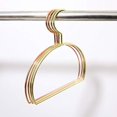 thumbnail image 5 of Porte-serviettes en Métal Antidérapant 10 Cintres Semi-Circulaires Dorés, 5 of 5