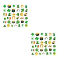 thumbnail image 3 of Calcomanías de trébol Wosthever Calcomanías de hojas verdes únicas Tipo 2 37 patrones, 3 of 6