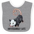 thumbnail image 3 of Inktastic Impossumbly Cute Possum Pun Boys or Girls Baby Bib, 3 of 4