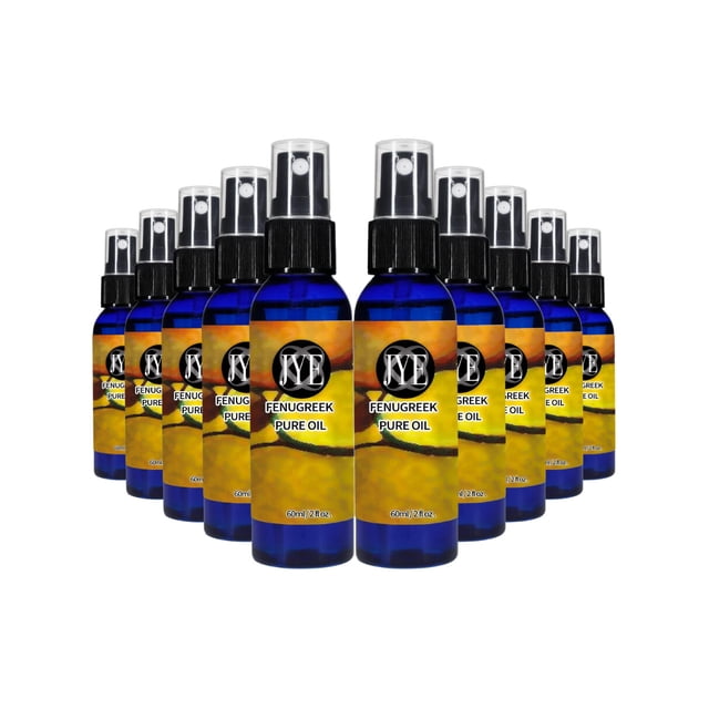 10 Botellas de Aceite de Fenogreco Puro y Natural JYE 60 ml Natural