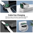 thumbnail image 3 of Cargador inalámbrico Mini Dock Smartwatch para Apple Watch 8 7 6 (USB) Negro JShteea El nuevo, 3 of 7