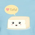 thumbnail image 3 of CafePress - Kawaii Tofu Asking People To Love Tofu Women's Lig - Women's Classic T-Shirt, 3 of 4