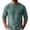 Army Green, variant on Linen Shirts for Men Breathable Crinkle Frog Button Stand Collar 3/4 Sleeve Daily Tops,Sizes M-4XL