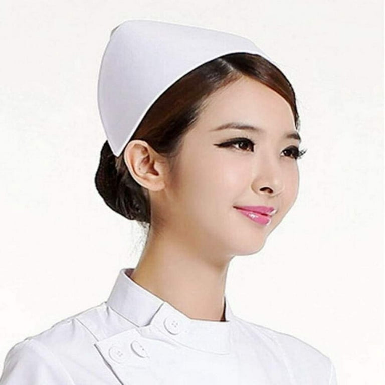 sansheng Nurse Hat,2 Pack Nurses caps Costume female Nurses hat