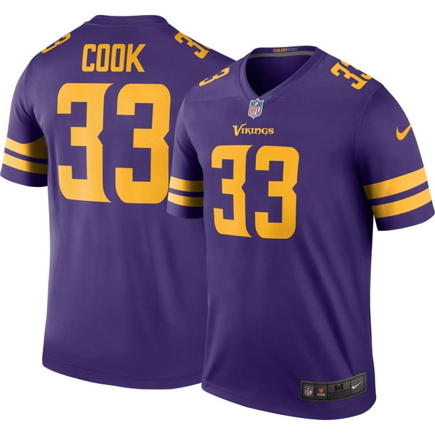 Nike Men S Color Rush Legend Jersey Minnesota Vikings Dalvin Cook 33 Walmart Com Walmart Com