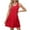 Red Dresses for Women, variant on Blczomt Summer Womens Dress Beach Tank Dress with Pockets Blue Sleeveless Flowy Vacation Womens Fashion