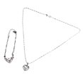 thumbnail image 4 of Pulsera Collar Conjunto Caja Bolsa Combinación Día de San Valentín Joyería Regalos para Mujer Rosa, 4 of 5