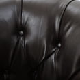 thumbnail image 6 of Noble House Amalfi Leather Club Chair, Brown, 6 of 18