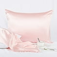 thumbnail image 4 of PiccoCasa 25 Momme Silk Pillowcase with Zipper Closure, King Pink, 4 of 8