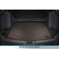 thumbnail image 3 of SMARTLINER All Weather Custom Fit Cargo Trunk Liner Floor Mat Behind 3rd Row Cocoa Compatible With 2008-2017 Traverse / Enclave, 3 of 6