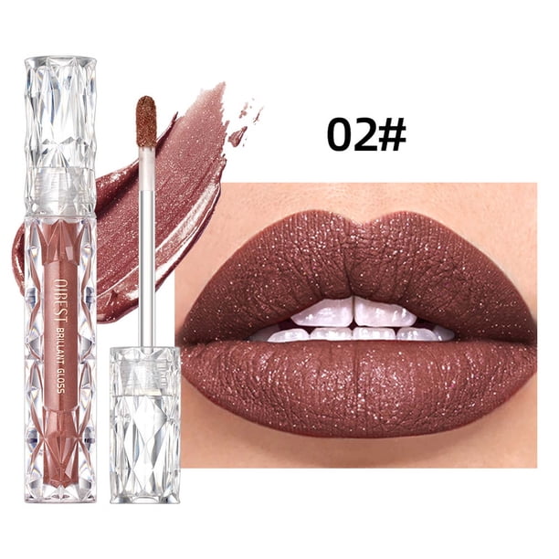 Fiudx Ofertas Flash Artículos En Oferta Brillo De Labios Líquido Y Maquillaje De Brillo De Labios Hidratante Antiadherente Y Duradero Adecuado Para Mujeres Y Niñas 2,5 Ml