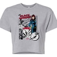 thumbnail image 3 of Marvel - Black Widow Panels - Juniors Cropped Graphic T-Shirt, 3 of 5