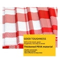 thumbnail image 4 of Disposable Plastic Tablecloth Waterproof, Heavy Duty Party Mat with Plaid Print for Picnic Birthday Events, Tear-Resistant Spill-Proof Table Cover, 4 of 9