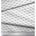 thumbnail image 2 of Soimoi Grey polyester Crepe Fabric Fish Ocean Print Sewing Fabric Yard 42 Inch Wide, 2 of 2