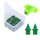 thumbnail image 1 of 50x Clavos para zapatas de pista Clavos de pista fáciles de instalar Clavos de repuesto resistentes con llave para correr distancias cortas al aire Verde, 1 of 8