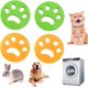 thumbnail image 1 of Juego de 4 piezas para quitar pelo de mascotas para lavadora, removedor de pelo reutilizable para limpiar pelo de mascotas, cabello humano y residuos de algodón., 1 of 5