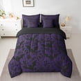 thumbnail image 2 of Castle Fairy Flying Bats Twin Bedding Sets,Gothic Rose Bedding Comforter Set, 2 of 8