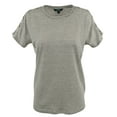 thumbnail image 3 of Women's Lace-Up Shoulder Striped Linen Blend Top-C-L, 3 of 3