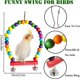 thumbnail image 3 of Paquete de 7 juguetes para loros, juguetes para jaulas, juguetes para loros, juguetes para morder para periquitos, cacatúas, conures, pinzones, periquitos pequeños, 3 of 5