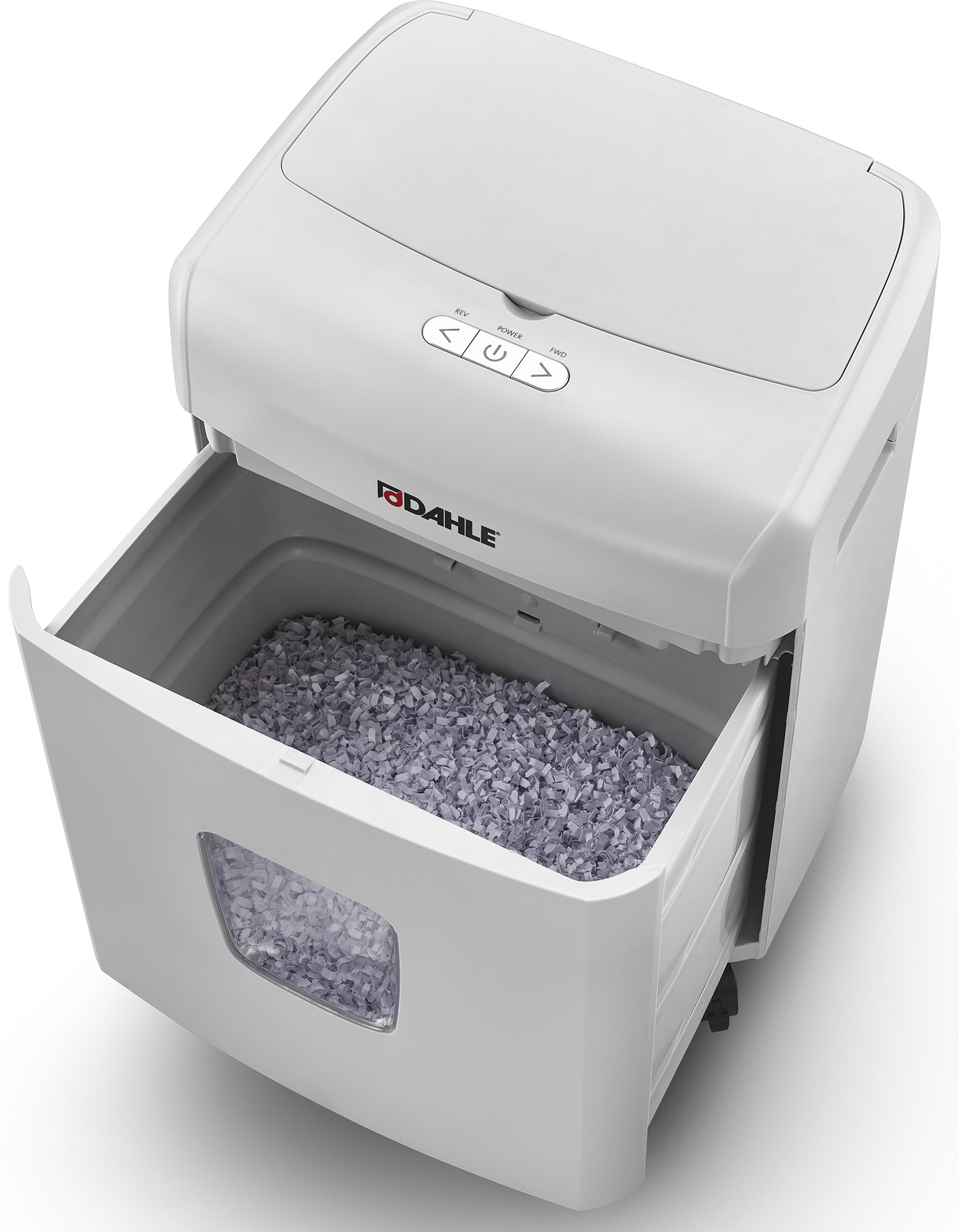 Dahle ShredMATIC SM 90 Auto-Feed Paper Shredder, 90 Sheet Tray, Oil-Free, Jam Protection, Level P-4