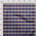 thumbnail image 2 of oneOone Polyester Lycra Blue Fabric Gingham Check Sewing Craft Projects Fabric Prints By Yard 56 Inch Wide, 2 of 4