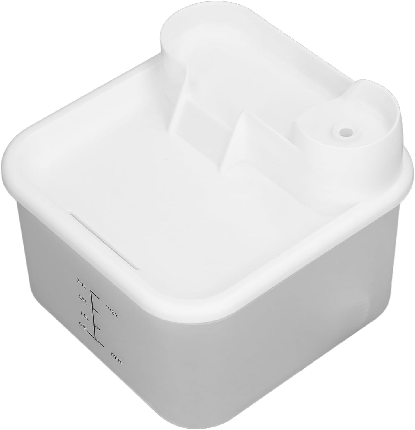 Pet Water Fountain, Easy Cleaning Visible, Quiet and Healthy Water Automatic Cat Water Dispenser Dog Safe for Indoors