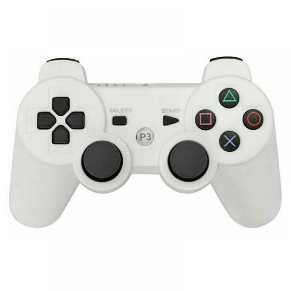 Black JAMSWALL PS3 Controller Dualshock3 Gamepad for Playstation 3 with Charger Cable Cord Wireless Bluetooth Joystick 