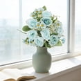 thumbnail image 7 of YIKA 7 Pcs Artificial Flowers Fake Roses, Colorful Roses for Spring Summer Indoor Table Wedding Decorations Mother's Day Easter Gifts Flowers, 7 of 7