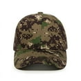 thumbnail image 3 of OC Sports DC-610 Cotton Twill Digital Camo Cap - Olive, 3 of 8