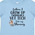 thumbnail image 4 of Inktastic Vet Tech Mom Veterinary Technician Girls Baby T-Shirt, 4 of 5