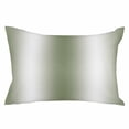 thumbnail image 2 of Green White Ombre Throw Pillow Covers, Country Pastoral Gradient Minimalist Soft Breathable Pillow Cases with Invisible Zipper for Sleeping, Small Pillowcases for Couch Bed Sofa Chair 16x24 Inches, 2 of 6