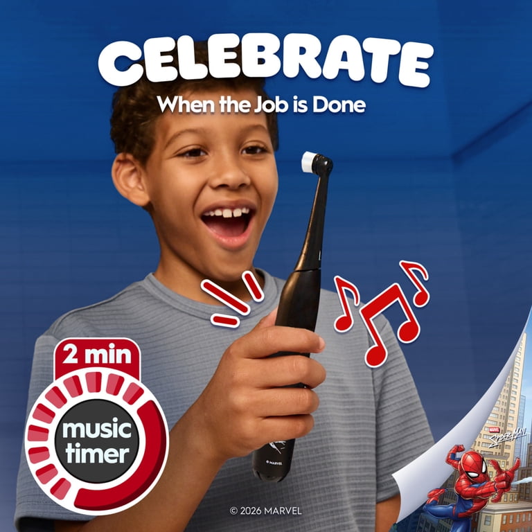 Oral-B iO Kids Spiderman Rechargeable Electric Toothbrush photo 4