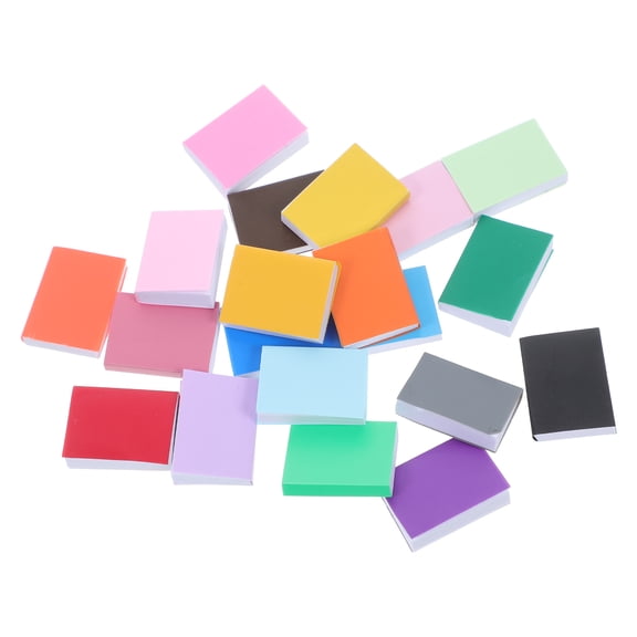 OUNONA 20pcs Miniature Books For Dollhouse Miniature Book Decoration Ornament Tiny Books For Dollhouse Collection Miniature Dollhouse Accessories Mini Books Set