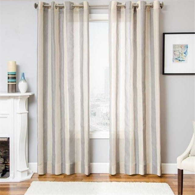 Softline Jefferson Grey 84 Inch Grommet Top Panel- Pack Of 2